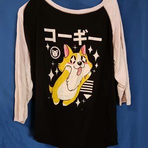 Kawaii Corgi Plus Size Hot Topic Top